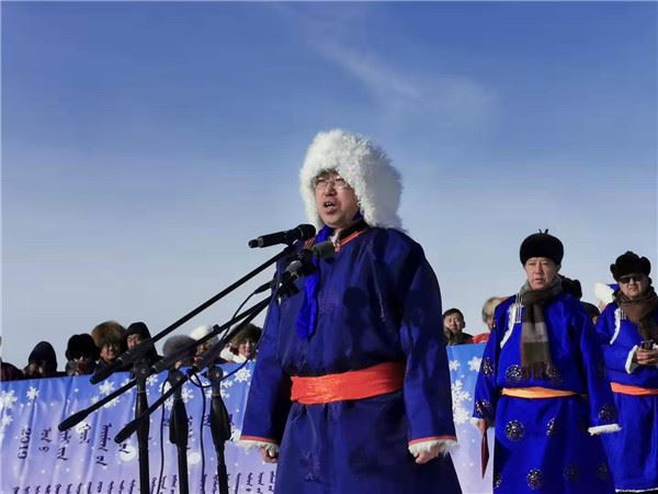 正蓝旗那达慕 冬日雪场上的欢乐沸点