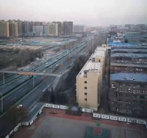 当前石家庄市街道。受访者供图。